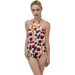 Illustrations Illustration Pattern Texture Go With The Flow One Piece Swimsuit by Wegoenart