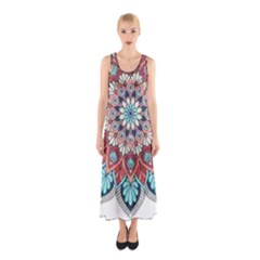 Im Fourth Dimension Colour 54 Sleeveless Maxi Dress by imanmulyana