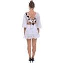 IM Fourth Dimension Colour 55 Tie Back Butterfly Sleeve Chiffon Top View2
