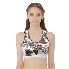 Im Fourth Dimension Colour 58 Sports Bra With Border by imanmulyana
