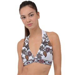 Im Fourth Dimension Colour 58 Halter Plunge Bikini Top by imanmulyana