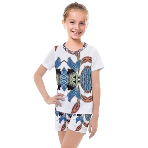 Im Fourth Dimension Colour 60 Kids  Mesh Tee And Shorts Set by imanmulyana