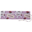 Illustration Rabbit Cartoon Background Pattern Roll Up Canvas Pencil Holder (L) View2