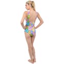 Care Bears Bear Background Cartoon Cross Front Low Back Swimsuit View2