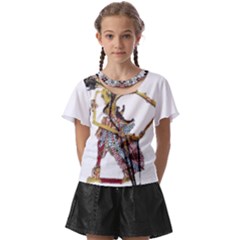 Im Fourth Dimension Abimanyu Kids  Front Cut Tee by imanmulyana