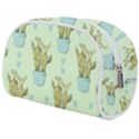 Background Pattern Green Cactus Flora Make Up Case (Medium) View2