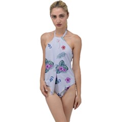 Template-flower Go With The Flow One Piece Swimsuit by nateshop