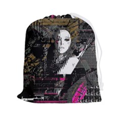 Grunge Witch Drawstring Pouch (2xl) by MRNStudios