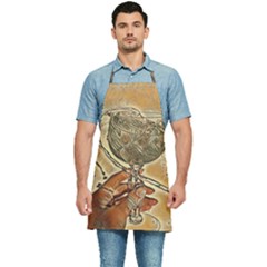 A Little Glass Of White Wine - Italian Drinks Kitchen Apron by ConteMonfrey