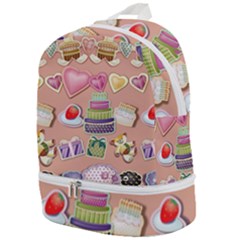 Illustration Seamless Pattern Standardize Zip Bottom Backpack by danenraven
