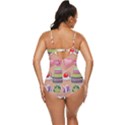 Illustration Seamless Pattern Standardize Retro Full Coverage Swimsuit View4