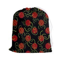 Abstract Background Pattern Texture Design Drawstring Pouch (2xl) by danenraven