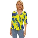 Sheets Pattern Picture Detail Lightweight Drawstring Hooded Top View1