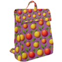 Illustration Fruit Pattern Seamless Flap Top Backpack View2