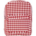 Red Pattern Seamless Texture Background Full Print Backpack View1