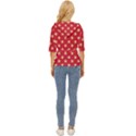 Felt Background Paper Red Yellow Star Lightweight Drawstring Hooded Top View4