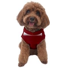 Christmas Red Graphic Dog Sweater by artworkshop
