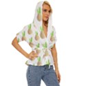 Succulent Vases  Lightweight Drawstring Hooded Top View3