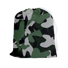 Illustration Camouflage Camo Army Soldier Abstract Pattern Drawstring Pouch (2xl) by danenraven