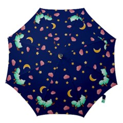 Sleepy Sheep Star And Moon Hook Handle Umbrellas (small) by danenraven