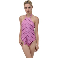 Polka Dot Dots Pattern Dot Go With The Flow One Piece Swimsuit by danenraven