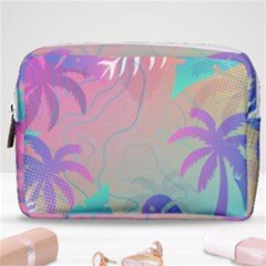 Nature Palm Tree Leaves Leaf Plant Tropical Make Up Pouch (medium) by Ravend