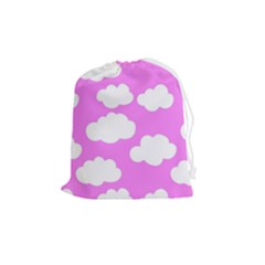Purple Clouds   Drawstring Pouch (medium) by ConteMonfreyShop