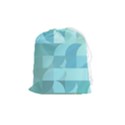 Geometric Ocean   Drawstring Pouch (Medium) View1