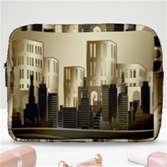 Architecture City House Make Up Pouch (large) by Jancukart