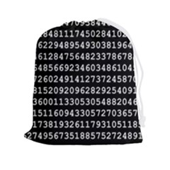 Illustration Pi Circle Diameter Circumference Drawstring Pouch (2xl) by Wegoenart