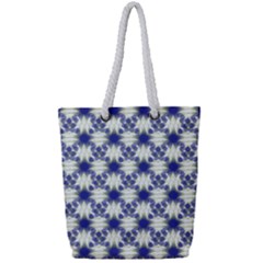 Background Pattern Texture Design Full Print Rope Handle Tote (small) by Wegoenart