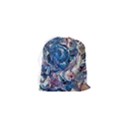 Abstract ammonite Drawstring Pouch (XS) View2