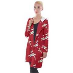 Christmas-merry Christmas Hooded Pocket Cardigan by nateshop