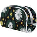 Background Pattern Texture Flower Make Up Case (Large) View2