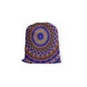 Mandala Kaleidoscope Background Drawstring Pouch (Small) View1