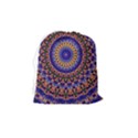 Mandala Kaleidoscope Background Drawstring Pouch (Medium) View2