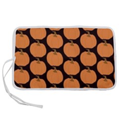 Black And Orange Pumpkin Pen Storage Case (m) by ConteMonfrey