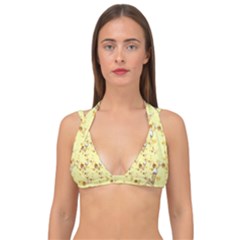 Ice Cream Cone Dessert Double Strap Halter Bikini Top by Wegoenart