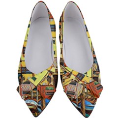 Colorful Venice Homes Women s Bow Heels by ConteMonfrey