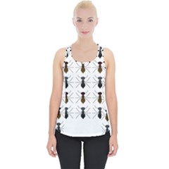 Ant Insect Pattern Cartoon Ants Piece Up Tank Top by Ravend