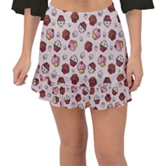 Cake Cupcake Sweet Dessert Food Fishtail Mini Chiffon Skirt by Ravend