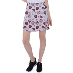 Cake Cupcake Sweet Dessert Food Tennis Skirt by Ravend