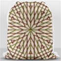 Kaleidoscope Line Triangle Pattern Drawstring Bag (Large) View2