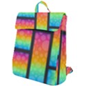 Background Colorful Abstract Flap Top Backpack View1