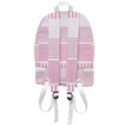 Background Pink Beige Decorative Zip Bottom Backpack View3