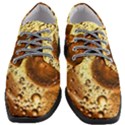Olive Oil Bubbles Gold Oil Food Women Heeled Oxford Shoes View1