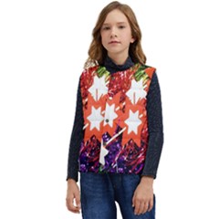 Christmas Decoration 3 Kid s Short Button Up Puffer Vest	 by artworkshop
