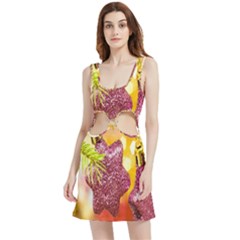 Christmas Decoration 5 Velvet Cutout Dress by artworkshop