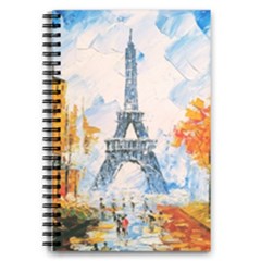 Eiffel Tower Landmark Architecture  Artistic 5 5  X 8 5  Notebook by danenraven
