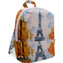 Eiffel Tower Landmark Architecture  Artistic Zip Up Backpack View2